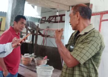 Kontraktor Bantah Aniaya Oknum Wartawan Di Lokasi Proyek Bangunan Puskesmas Lambunga