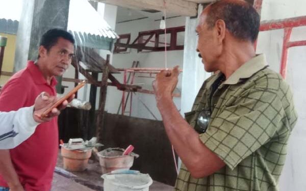 Kontraktor Bantah Aniaya Oknum Wartawan Di Lokasi Proyek Bangunan Puskesmas Lambunga