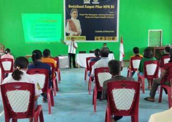 Sosialisasi Empat Pilar Kebangsaan, RD Thomas Labina: Cocok Dengan Nilai Budaya Kita