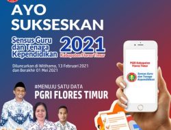 PGRI Flores Timur Luncurkan Program Sensus Guru Flores Timur