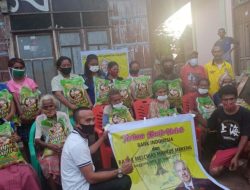Melchias Mekeng dan Bank Indonesia Salurkan Bantuan 1 Ton Beras Untuk Warga Ile Ape