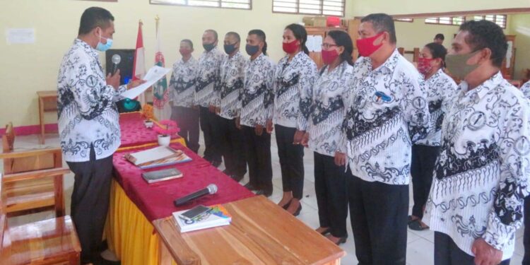 Wilhelmus Wajo Terpilih Menjadi Ketua PGRI Cabang Lewolema