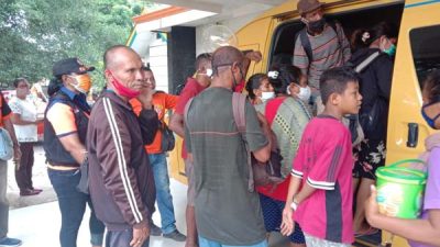 1.066 Pengungsi Erupsi Gunung Ile lewotolok Dari Desa Jontona Resmi Dipulangkan