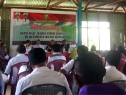 Musrenbangcam Wotan Ulumado, Ketua Fraksi Partai Golkar Flotim : Tahan Nafsu Pembangunan!