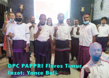 Tanpa Kehadiran Pejabat Pemkab, Yance Boli Resmi Dilantik Jadi Ketua DPC PAPPRI Flotim