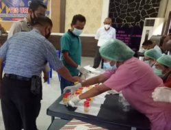 Antisipasi Narkoba, Polres Flotim Gelar Tes Urin Anggota