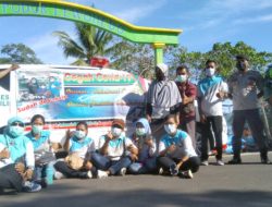 Sinergi TNI-Polri dan UPTD Puskesmas Menanga, Sosialisasi Prokes di Pasar Tradisional