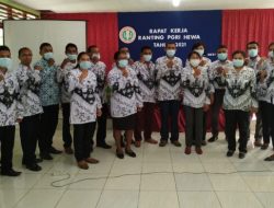 Terpilih Jadi Ketua Ranting PGRI Hewa, Geby Temu Ajak Anggota Jalan Bersama