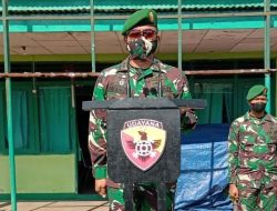 Dandim 1624/Flotim Pimpin Korps Raport Purna Bhakti Anggota Kodim 1624/Flotim