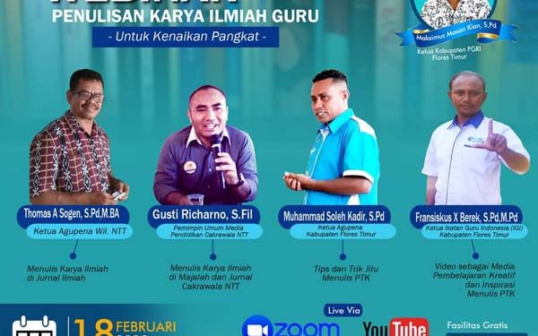 Bantu Kenaikan Pangkat Guru, PGRI Flores Timur Gelar Workshop Tulis Karya Ilmiah