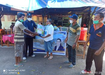 Ketua Nasdem Lembata Pimpin Tim Distribusi Bantuan Logistik Dari Sahrul Yazin Limpo