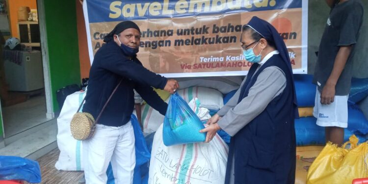 Satu Lamaholot Pastikan Seluruh Bantuan Tersalurkan ke Warga yang Membutuhkan