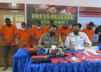 Pencurian Di Toko 51 Waiwerang, 7 Pelaku Gasak Barang dan Uang Senilai Rp 1 Miliar