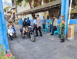 Jelang Idul Fitri 1442H, Koramil 01/Larantuka dan Polres Flotim Bangun Posko Pengamanan Dan Covid-19
