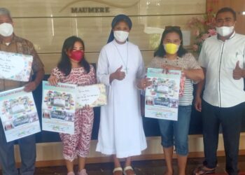SMAS Katolik Bhaktyarsa Maumere Juara I Lomba Perpustakaan Terbaik Tingkat Provinsi 2021