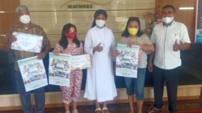 SMAS Katolik Bhaktyarsa Maumere Juara I Lomba Perpustakaan Terbaik Tingkat Provinsi 2021