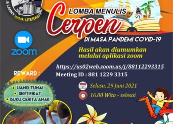 Cinta Balawala Sabet Juara 1 Lomba Tulis Cerpen 3L di Masa Pandemi Covid-19