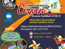 Cinta Balawala Sabet Juara 1 Lomba Tulis Cerpen 3L di Masa Pandemi Covid-19