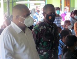 Pantau Vaksinasi di Kodim 1624/ Flotim; Bupati Anton : Ada Kesadaran Masyarakat Mau Divaksin