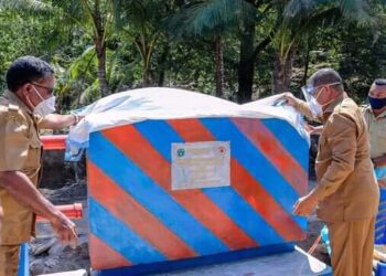 Resmikan Jembatan Enet di Desa Ratu Lodong; Bupati Anton Hajon: Dibangun dengan Dana BTT