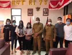 Tanpa Yuni Damayanti, Ketiga Anak Almarhum Yentji Sunur Pamitan di Ruang Kerja Bupati Lembata