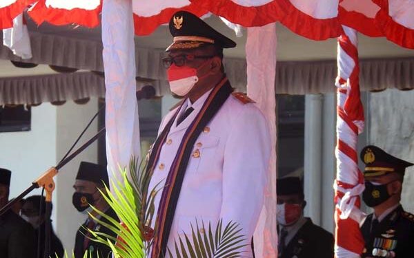 PIDATO BUPATI LEMBATA PADA UPACARA BENDERA MEMPERINGATI HUT KE-76 PROKLAMASI KEMERDEKAAN RI TINGKAT KABUPATEN LEMBATA (Pariwara)