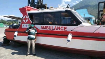Ambulance Laut Bantuan Jepang Tiba di Di Flores Timur; Balawala: Sangat Tepat Bagi Flotim !