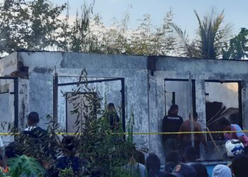 Rumah Warga Waibalun Terbakar, 3 Orang Termasuk Difabel Hangus Terpanggang