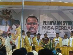 Misa Syukur Perdana Pater Heri Leba Di Lewoawan