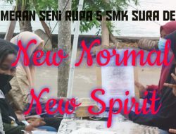 Gandeng Seniman Bambu, SMK Sura Dewa Gelar Pameran Seni Rupa V di Café Quburan