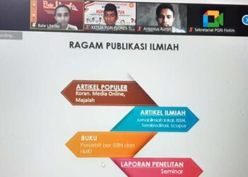 Webinar PGRI Flores Timur Kerja Sama Dengan Universitas Hamzanwadi Lombok Timur