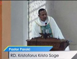 RD Kristo Soge Dilantik Jadi Pastor Paroki, Hengky Kua Pimpin DPP Kristus Raja Wangatoa