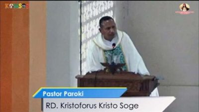 RD Kristo Soge Dilantik Jadi Pastor Paroki, Hengky Kua Pimpin DPP Kristus Raja Wangatoa
