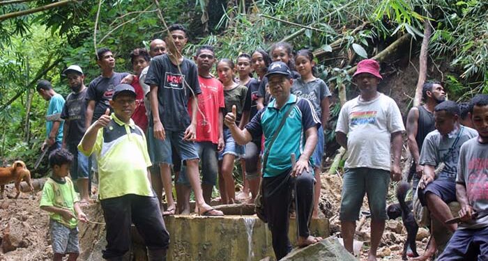 Didampingi Camat Adonara Tengah, Karang Taruna Hoko Horowura Gelar Penghijauan di Mata Air Wai Mawu