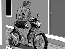 Pemiliknya Ikut Latihan Koor, Maling Gasak Sepeda Motor di Halaman Gereja Katolik