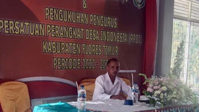 Sekdes Bantala, Paulus Pehan Kelen Jadi Ketua Umum PPDI Cabang Flores Timur