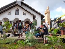Bakhti Komunitas Bonsai Lembata untuk Taman Doa Pater Beeker di Watuwawer