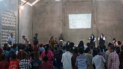 CARITAS Bangun Gedung Sekolah untuk Anak TKK di Desa Nelelamadike, Adonara