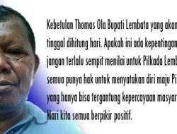 Soal Seremonial Perutusan ‘Lewo Kaka Ari’, Rabu Nihan Ajak Semua Berpikir Positif