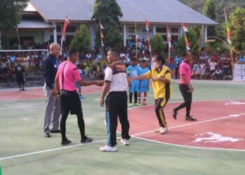 SMPN 3 Wulanggitang Gelar Turnamen Futsal Tingkat Sekolah Dasar