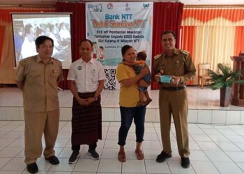 Songsong Ulang Tahun ke-60, Bank NTT Gelar ‘Peduli Stunting’ 6000 Baduta Gizi Kurang