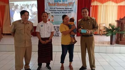 Songsong Ulang Tahun ke-60, Bank NTT Gelar ‘Peduli Stunting’ 6000 Baduta Gizi Kurang