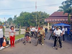 Sambut HUT Bhayangkara ke-76, Polres Lembata Gelar Fun Bike di Kota Lewoleba