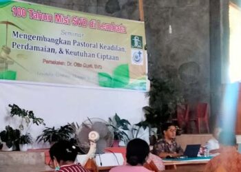 Seminar 100 Tahun Misi SVD di Lembata; Dr. Otto Gusti, SVD: Paroki-Paroki Harus Berkolaborasi Cari Pemimpin Daerah
