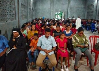 OMK Tiang Penopang Kehidupan Gereja: Camping Rohani OMK Se-Paroki Santa Maria Hati Tak Bernoda Baniona