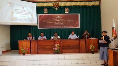 16 Oktober, KPU Lembata Mulai Verfikasi Faktual Partai Politik Calon Peserta Pemilu 2024