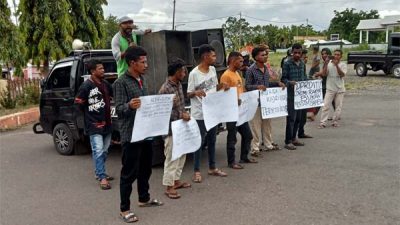 GERTAK Gelar Unjuk Rasa, Kanis Soge Bilang Penjabat Bupati dan DPRD Kasih Rusak Flores Timur