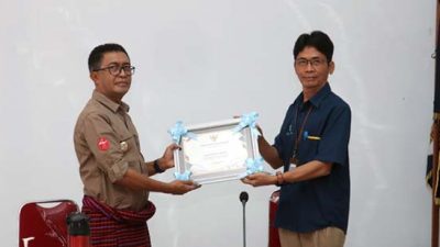 Pemerintah Daerah Lembata Terima Piagam Penghargaan dari Menkeu Atas Opini WTP LKPD 2021