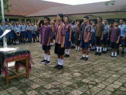 Pengurus OSIS SMPN 1 Wulanggitang Dilantik, Alfons Hera : Harus Menjadi Panutan