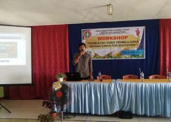 PGRI Cabang Wulanggitang Gelar Workshop Video Pembelajaran Gunakan Canva